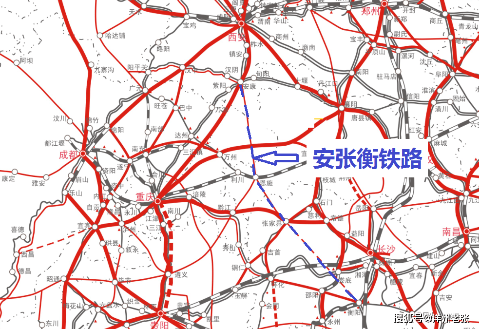 安张常铁路最新走向图，重塑区域交通新格局